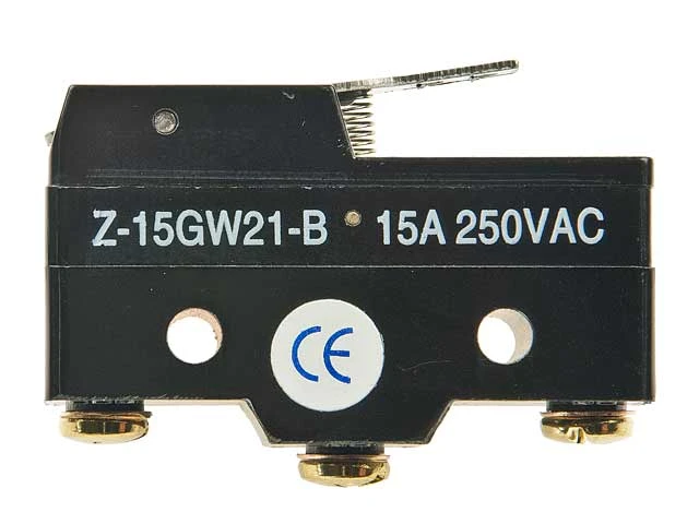 Z15GW21-B; Wyłącznik krańcowy, dźwignia 28,5mm prosta, 15A 