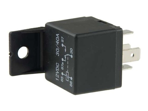 Przekaźnik samochodowy 12VDC 40A 4120, z uchwytem