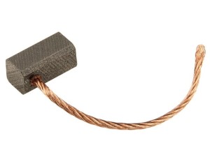 Szczotki grafitowo-miedziane 6x6x12mm, wyprowadzenie boczne, silniki nagrzewnic