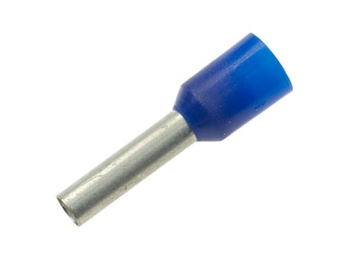 Końcówka rurkowa, tulejkowa izolowana 2,5mm2