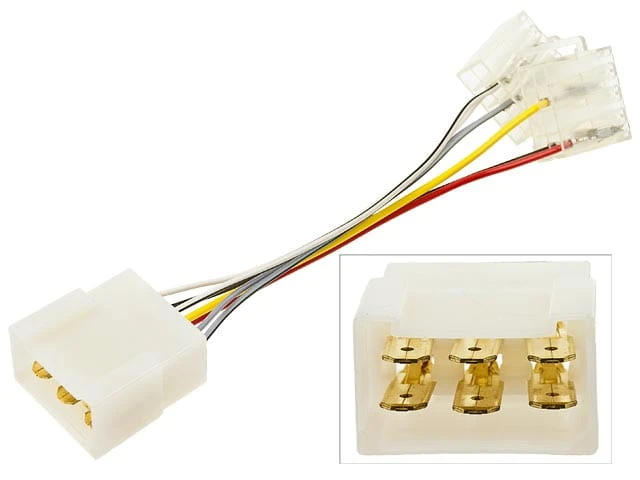Adapter instalacji radiowej Fiat Cinquecento; ISO