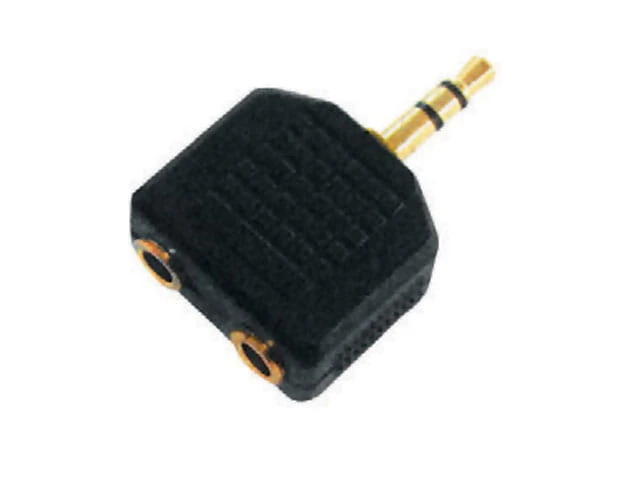 Przejściówka Jack 3,5mm na 2 x gniazdo 3,5mm stereo