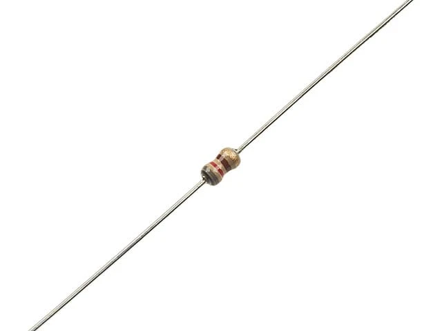 Rezystor 100ohm 0,25W; węglowy mini 