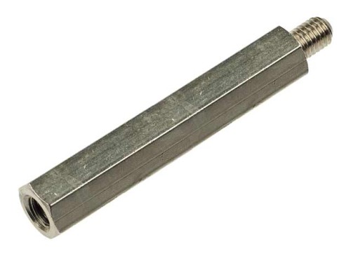 Tulejka dystansowa zewn/wewn, gwint M3 dł. 50mm; niklowana
