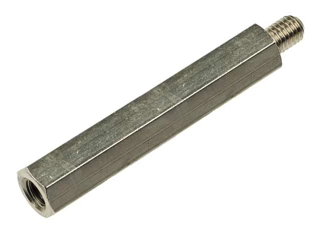 Tulejka dystansowa zewn/wewn, gwint M3 dł. 50mm; niklowana