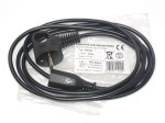 Kabel zasilający komputerowy 2m, CEE 7/7 - C13