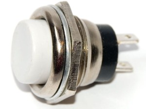 PBS111SD-ON3W; przełącznik przyciskany OFF-(ON) monostabilny, biały; PBS26W