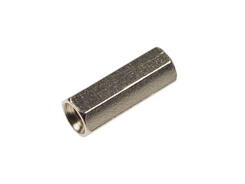 Tulejka dystansowa wewn/wewn, gwint M3 dł. 20mm; niklowana