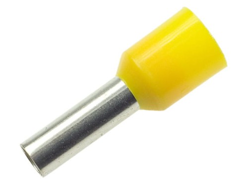 Końcówka rurkowa, tulejkowa izolowana 6,0mm2