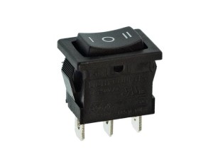 RSM123BK-SCI; przełącznik klawiszowy (ON)-OFF-(ON) chwilowy 3 pozycyjny, czarny; R13-66I-02-BB-76D SCI