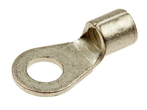 Końcówka oczkowa M5 nieizolowana 6mm2, owalna, ocynk