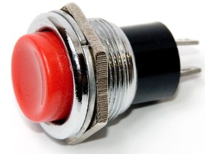 PBS111SD-ON3R; przełącznik przyciskany OFF-(ON) monostabilny, czerwony; PBS26R