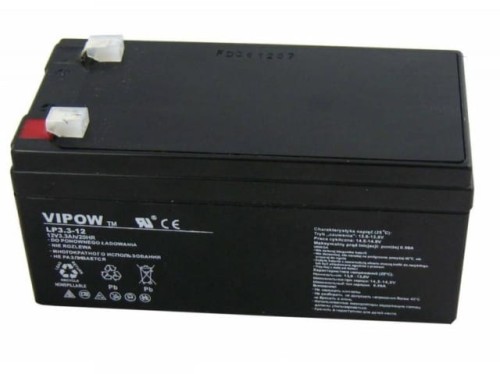 Akumulator żelowy 12V 3,3Ah Vipow LP3.3-12