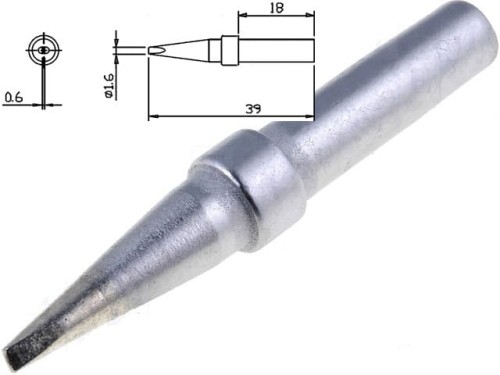 Grot do stacji lutowniczej PENSOL, wkretak 1,6mm