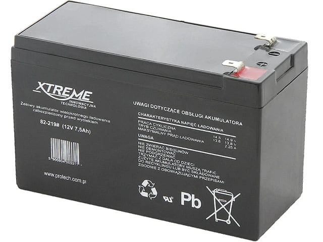 Akumulator żelowy 12V 7,5Ah Xtreme