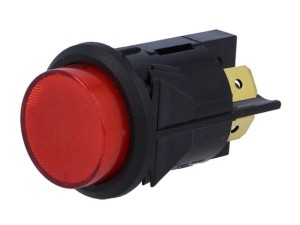 PBS211CN-C74RD; przełącznik przyciskowy OFF-(ON) monostabilny, czerwony; C7054