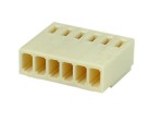 Wtyk żeński 2,54mm na kabel, 6 pinów, obudowa bez styków; seria NS25 / HU 