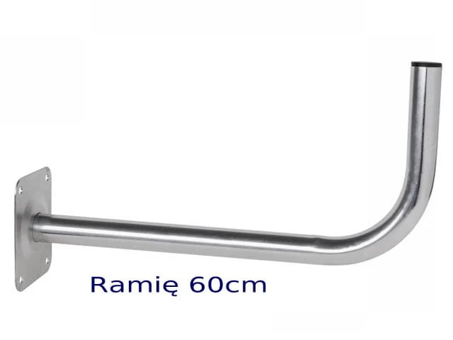 Uchwyt antenowy ścienny, L-60cm