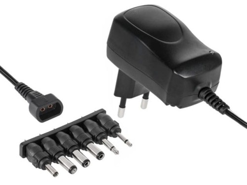 Zasilacz regulowany 3V 4,5V 6V 7,5V 9V 12V 600mA