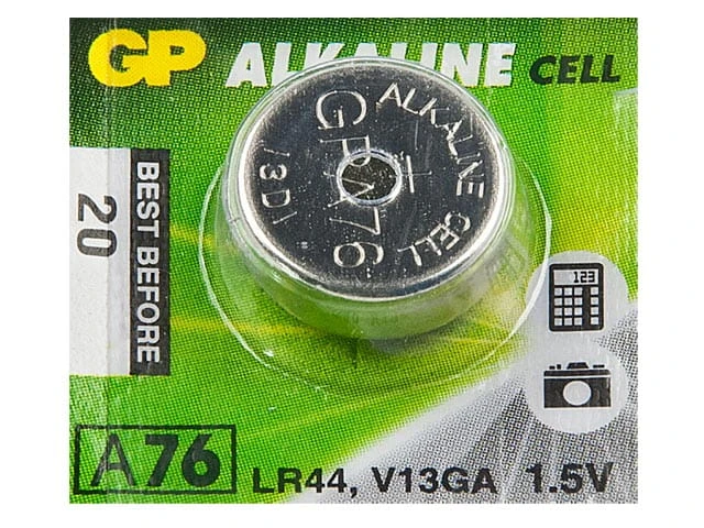  Bateria alkaliczna AG13, A76, LR44, LR1144 GP
