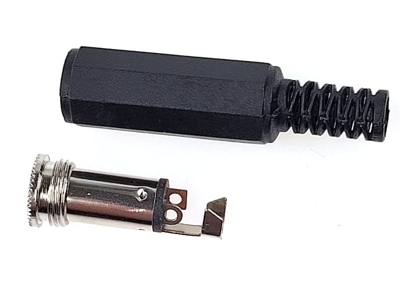 Gniazdo Jack 2,5mm STEREO plastik na przewód
