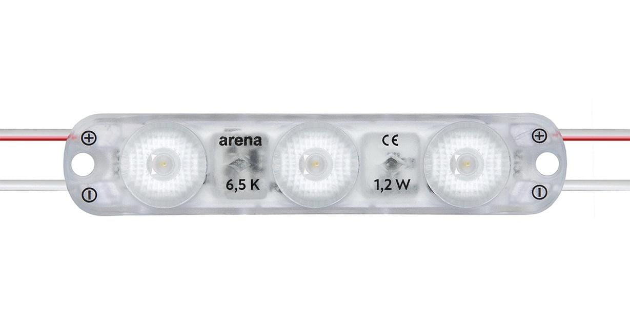 Moduł LED ARENA LENS HE SAMSUNG 12V DC;2835;6500K;1.08W/90mA;130lm;IP65