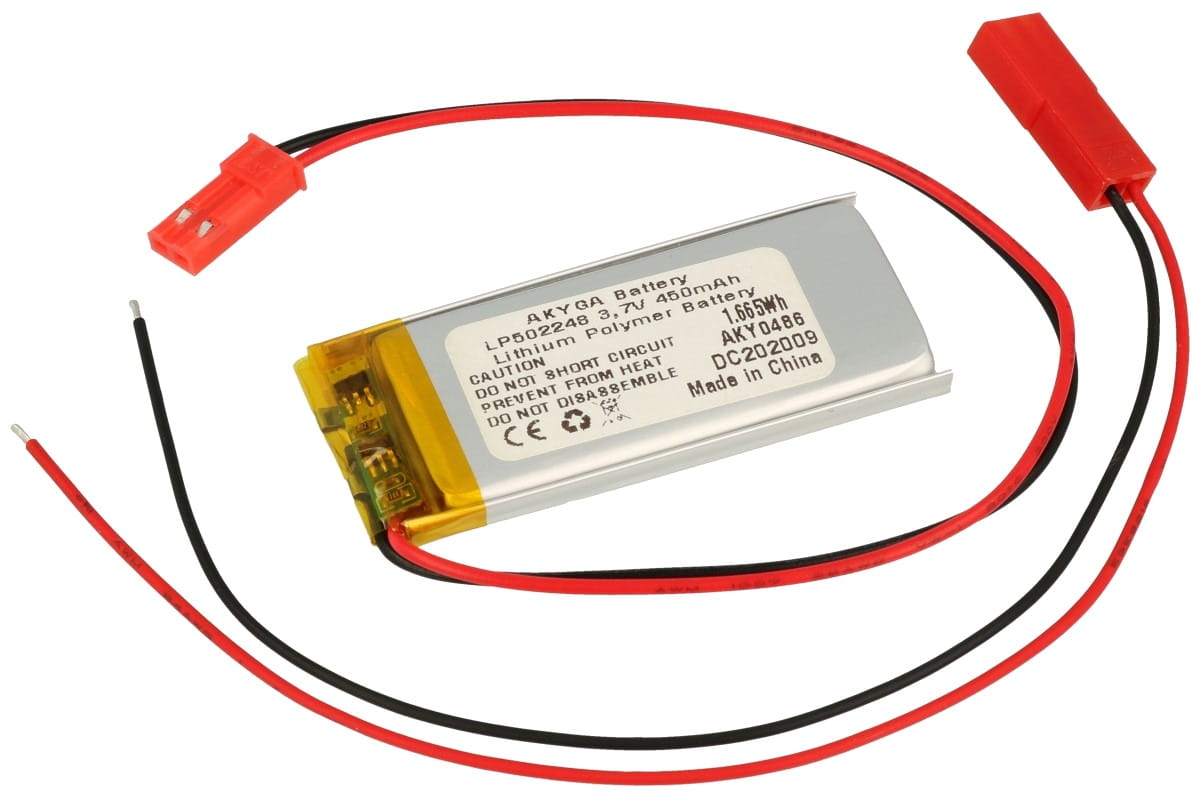 Akumulator Li-Poly 3,7V 450mAh