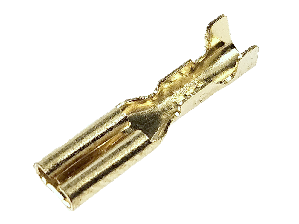 Konektor żeński, nasuwka 2,8mm nieizolowany; Xtreme