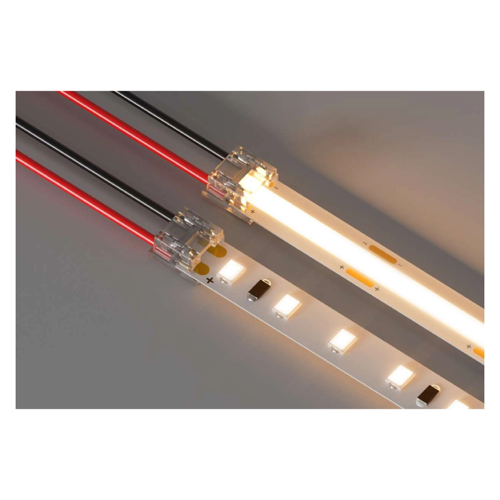 Złączka do taśm LED 8-10mm mono, taśma-przewód 15cm