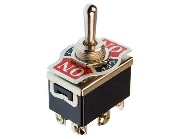 Przełącznik dźwigniowy JS-511GLC (ON)-OFF-(ON)